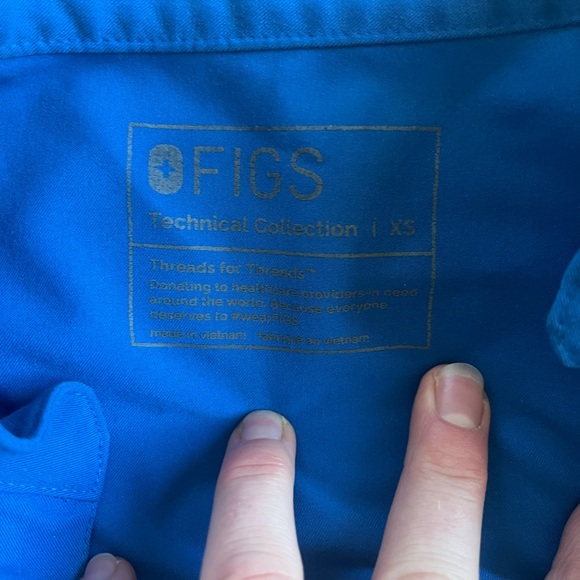 Figs scrub set- royal blue - Picture 6 of 7